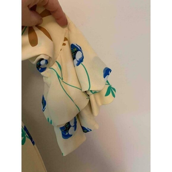 DVF Diane von Furstenberg Madeline Growing Tulip Bone wrap dress midi new XS 0 2 - Picture 4 of 6